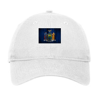 New York State Flag Wood Look Adjustable Cap | Artistshot