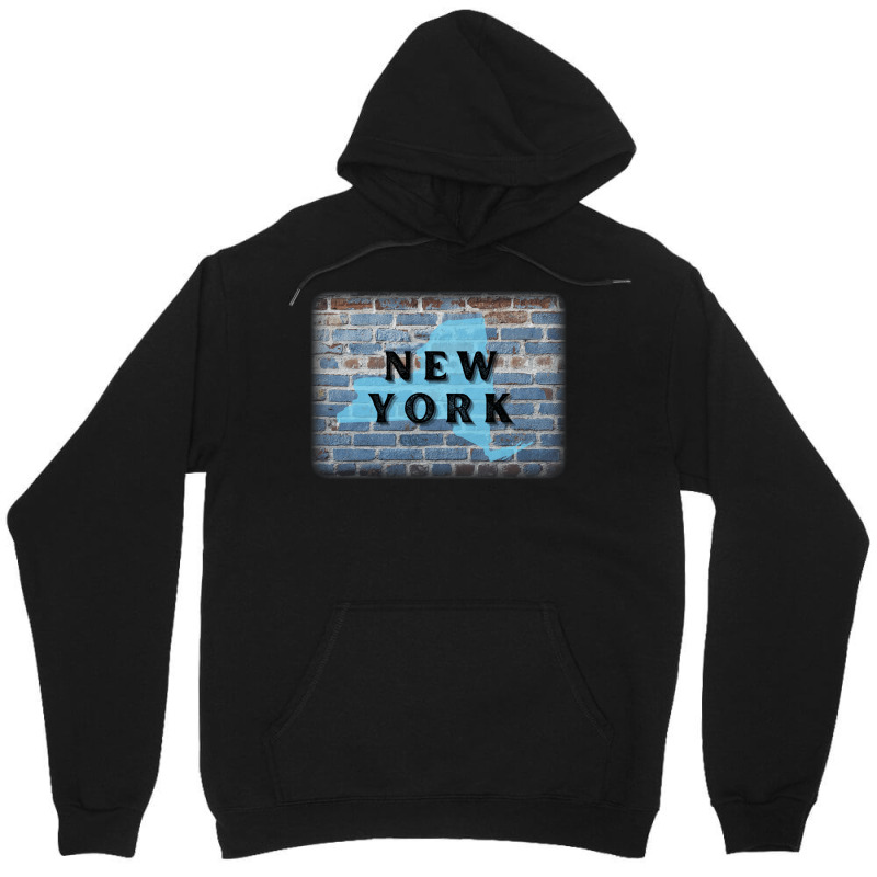 New York Brick Relief Unisex Hoodie | Artistshot