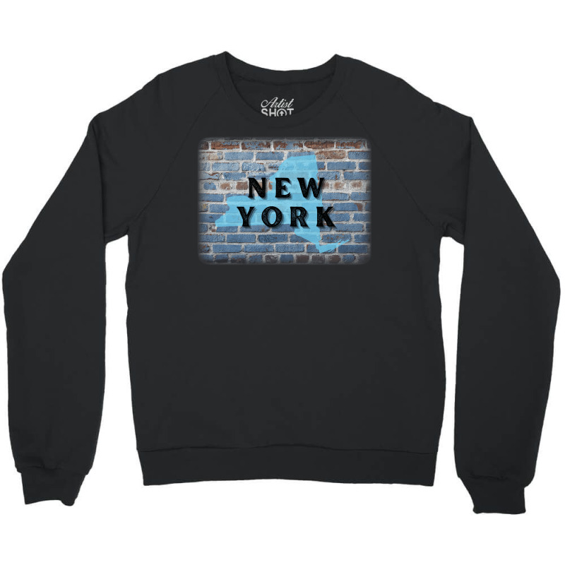 New York Brick Relief Crewneck Sweatshirt | Artistshot