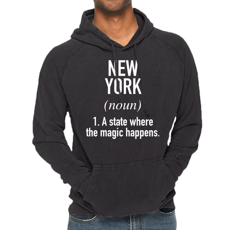 New York   Where The Magic Happens Vintage Hoodie | Artistshot