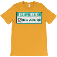 New Zealand Travel List T-shirt | Artistshot