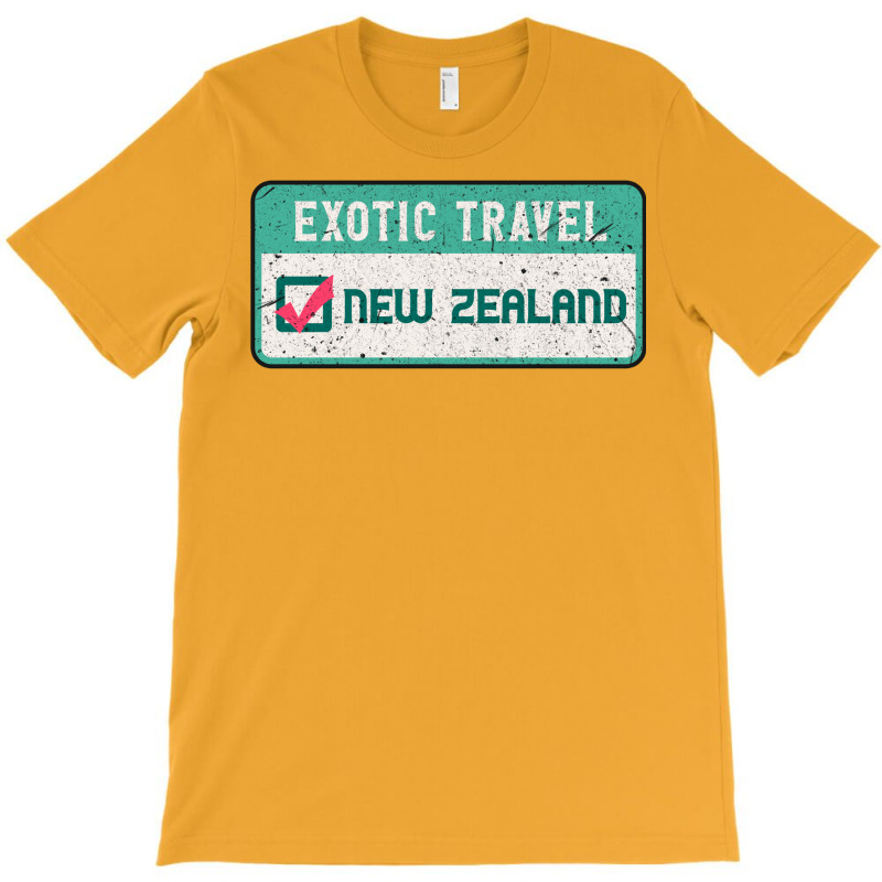 New Zealand Travel List T-shirt | Artistshot