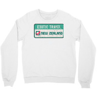 New Zealand Travel List Crewneck Sweatshirt | Artistshot