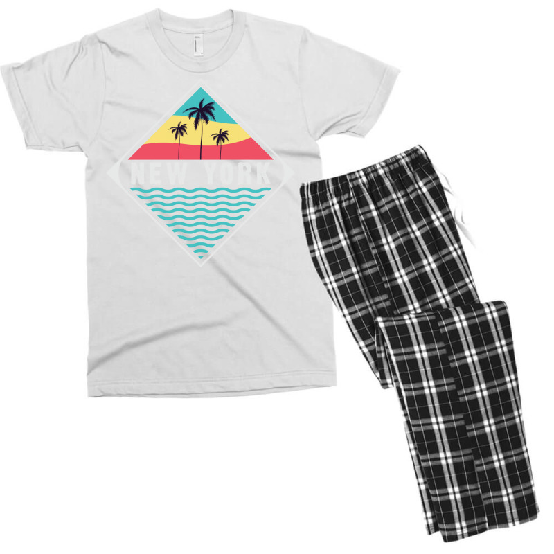 New York Trip Men's T-shirt Pajama Set | Artistshot