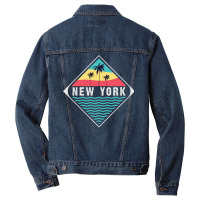 New York Trip Men Denim Jacket | Artistshot