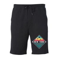 New York Trip Fleece Short | Artistshot