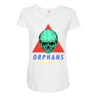 Orphans Private Gym Blue Maternity Scoop Neck T-shirt | Artistshot