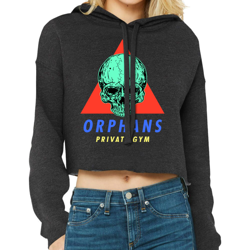 Orphans Private Gym Blue Cropped Hoodie by trnicsargunh | Artistshot