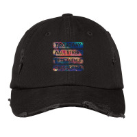 New York City Broadway Wall Street Fifth Avenue Ti Vintage Cap | Artistshot