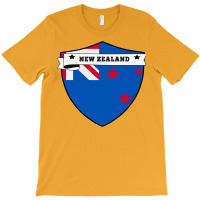 New Zealand Country Shield T-shirt | Artistshot