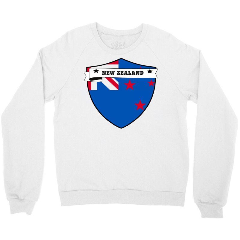 New Zealand Country Shield Crewneck Sweatshirt | Artistshot