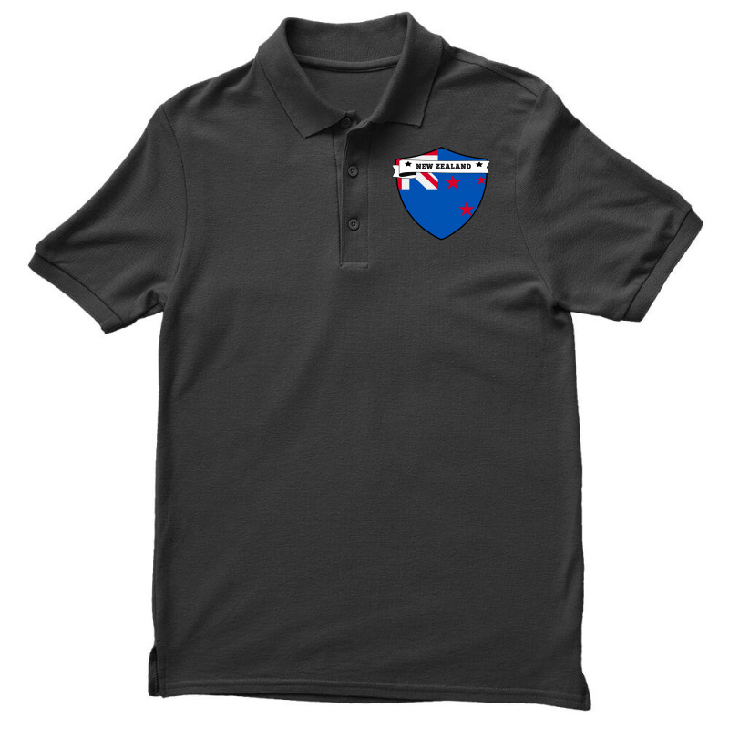 New Zealand Country Shield Men's Polo Shirt | Artistshot