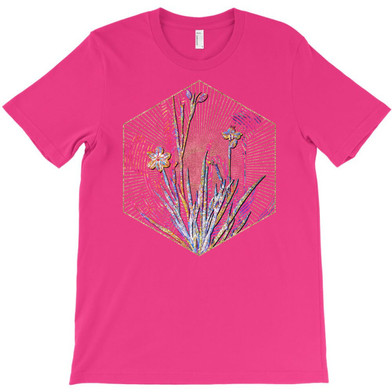 Yellow Eyed Grass Floral Rainbow Mosaic Cute T-shirt | Artistshot