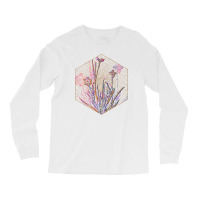 Yellow Eyed Grass Floral Rainbow Mosaic Cute Long Sleeve Shirts | Artistshot