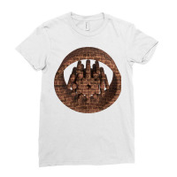 3d Cardano Brick Ladies Fitted T-shirt | Artistshot