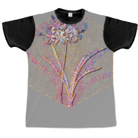 Guernsey Lily Floral Rainbow Mosaic 70s Graphic T-shirt | Artistshot