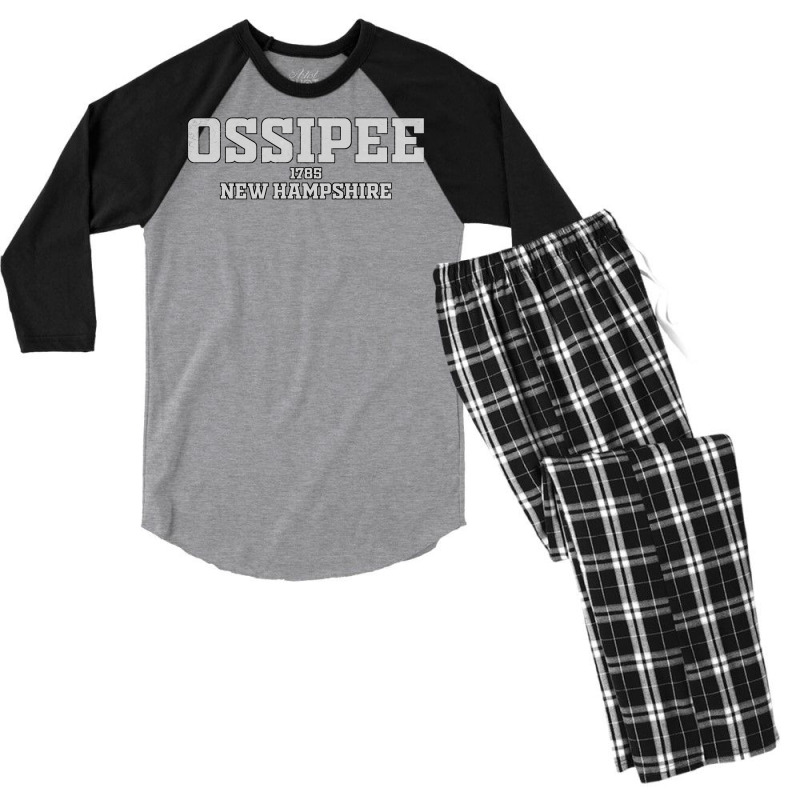 Ossipee New Hampshire Men's 3/4 Sleeve Pajama Set | Artistshot