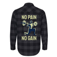 No Pain No Gain Stars Summer Flannel Shirt | Artistshot