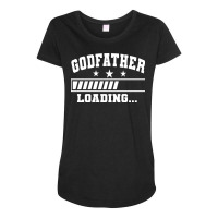 Godfather Uncle Loading Gift Girl Maternity Scoop Neck T-shirt | Artistshot