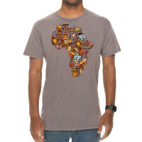 Africa Map Tribal Cultural Natural Representation Vintage T-shirt | Artistshot