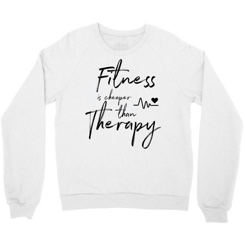 Fitness Gym Therapy Girl Crewneck Sweatshirt by ageeliriffatu | Artistshot