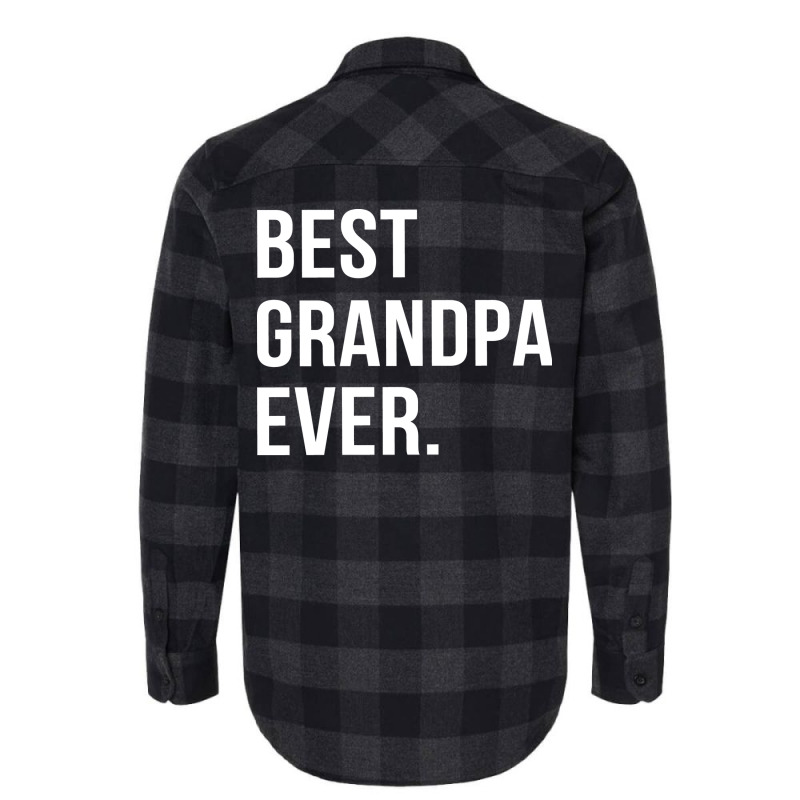 Best Grandpa Ever Funny Hipster Flannel Shirt | Artistshot