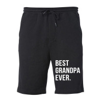 Best Grandpa Ever Funny Hipster Fleece Short | Artistshot