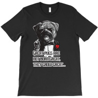 Pugfather Blue T-shirt | Artistshot