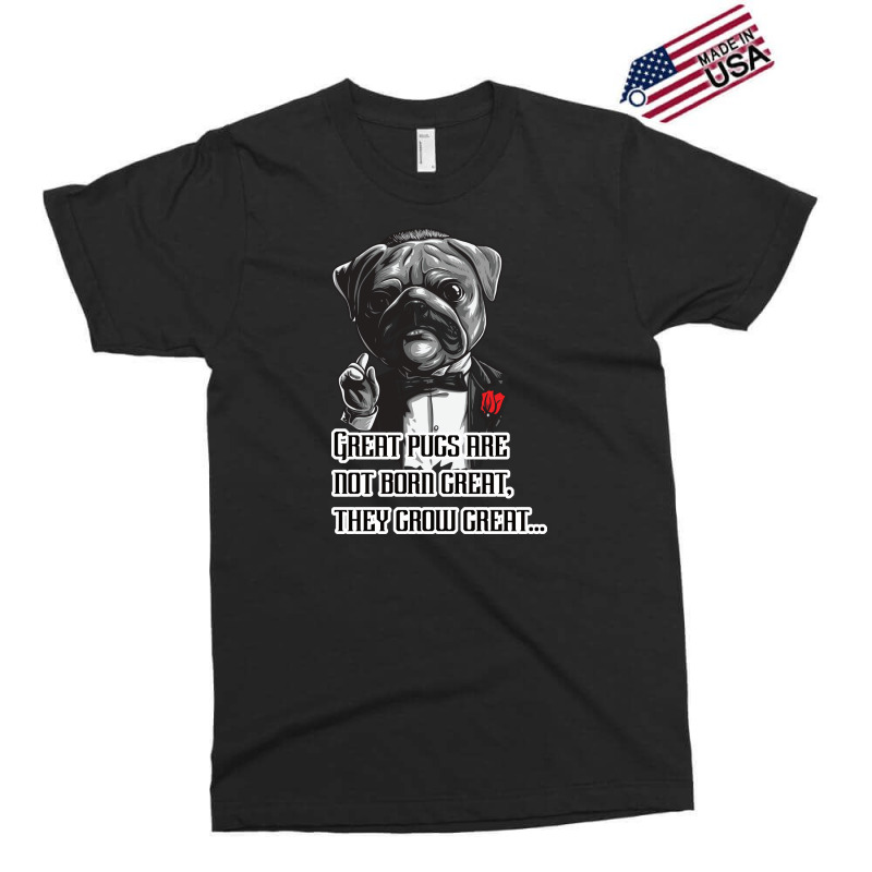 Pugfather Blue Exclusive T-shirt by abolilakdd | Artistshot