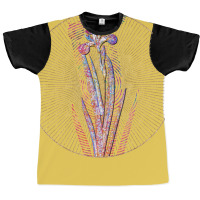 Harlequin Blue Floral Rainbow Mosaic Vintage Graphic T-shirt | Artistshot