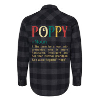 Funny Grandpa Saying Dictionary Poppy Retro Flannel Shirt | Artistshot