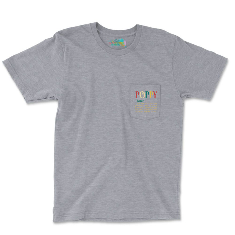 Funny Grandpa Saying Dictionary Poppy Retro Pocket T-shirt | Artistshot