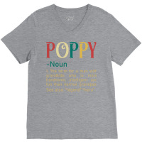 Funny Grandpa Saying Dictionary Poppy Retro V-neck Tee | Artistshot