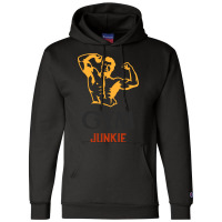 Gym Junkie Design Tshirt Coffee Mug Apparel Notebo Champion Hoodie | Artistshot