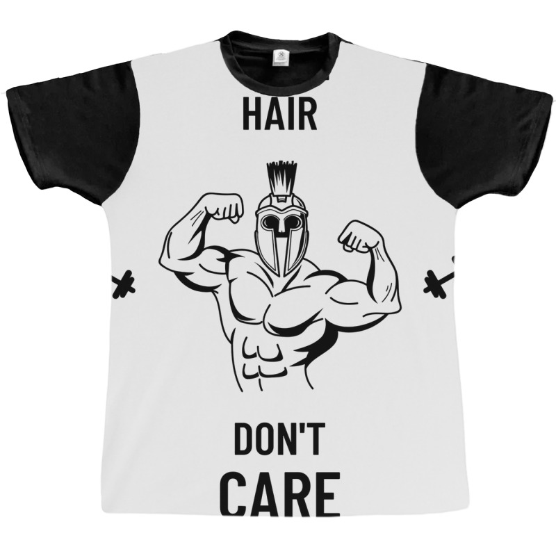 Gym Hair Dont Care Gym Workout Yellow Graphic T-shirt | Artistshot