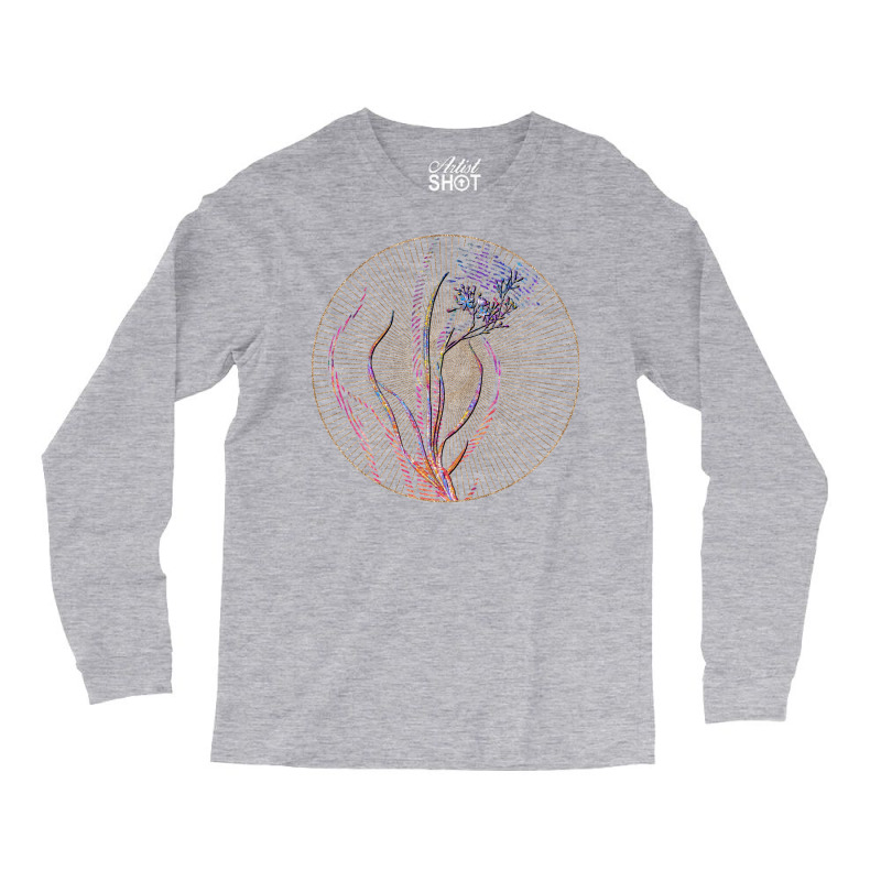 Phalangium Bicolor Floral Rainbow Mosaic Hippie Long Sleeve Shirts | Artistshot