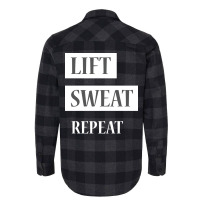 Lift Sweat Repeat Gym Yellow Flannel Shirt | Artistshot