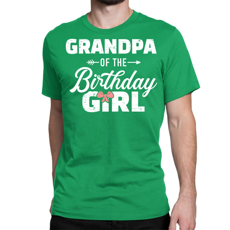 Grandpa Of The Birthday Granddaughter Girl Nature Classic T-shirt | Artistshot