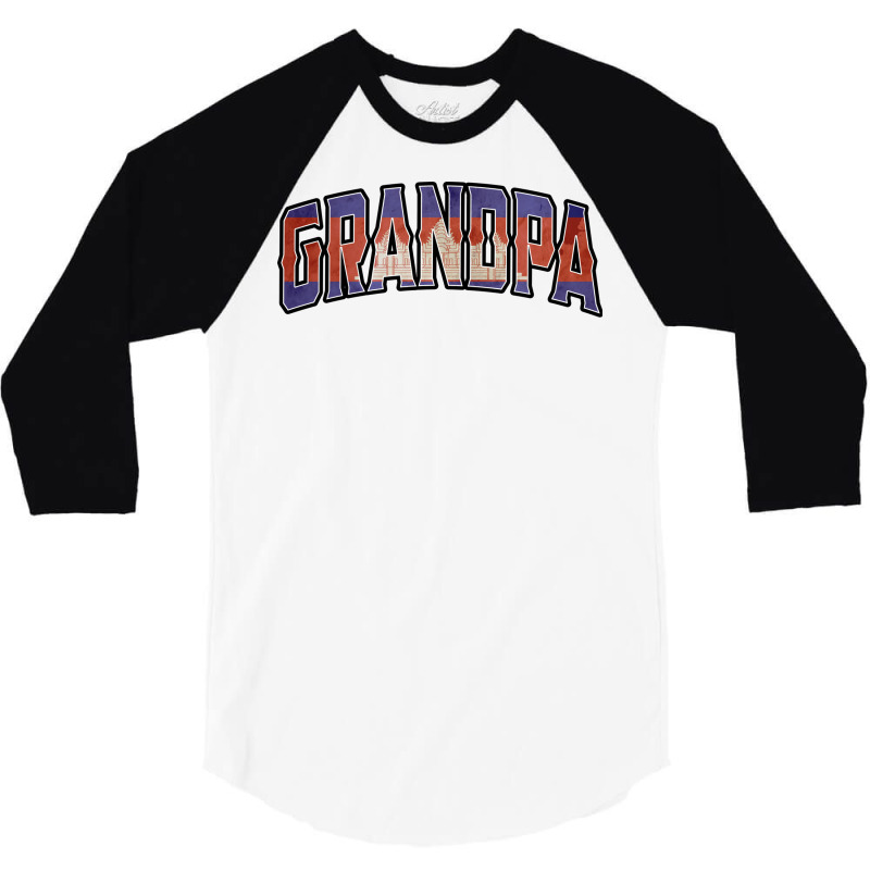 Grandpa Cambodian Vintage Heritage Dna Flag Green 3/4 Sleeve Shirt | Artistshot