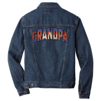 Grandpa Cambodian Vintage Heritage Dna Flag Green Men Denim Jacket | Artistshot