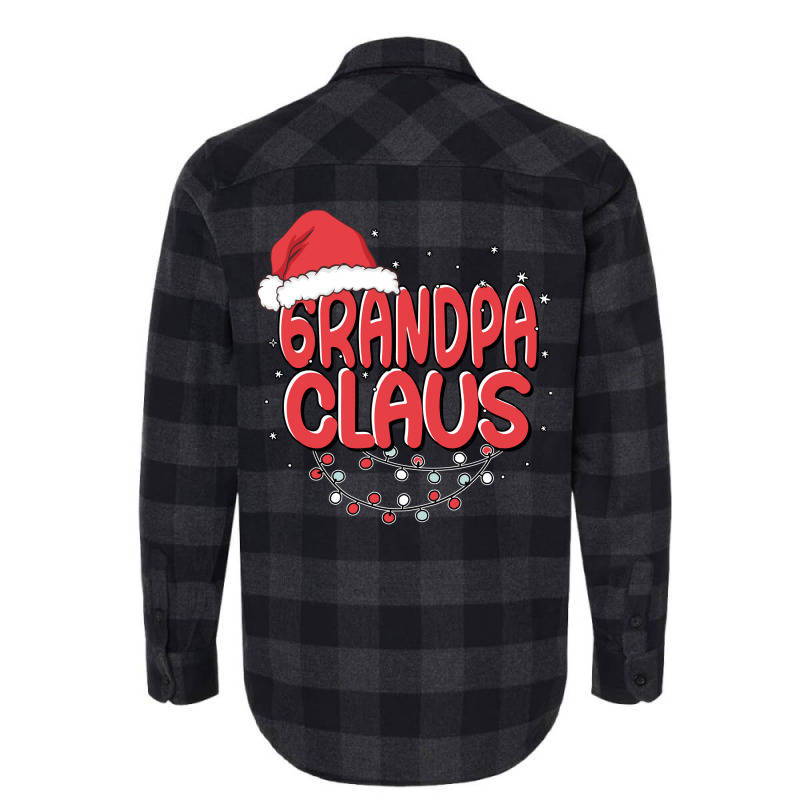 Grandpa Claus Santa Funny Christmas Pajama Matchin Flannel Shirt | Artistshot