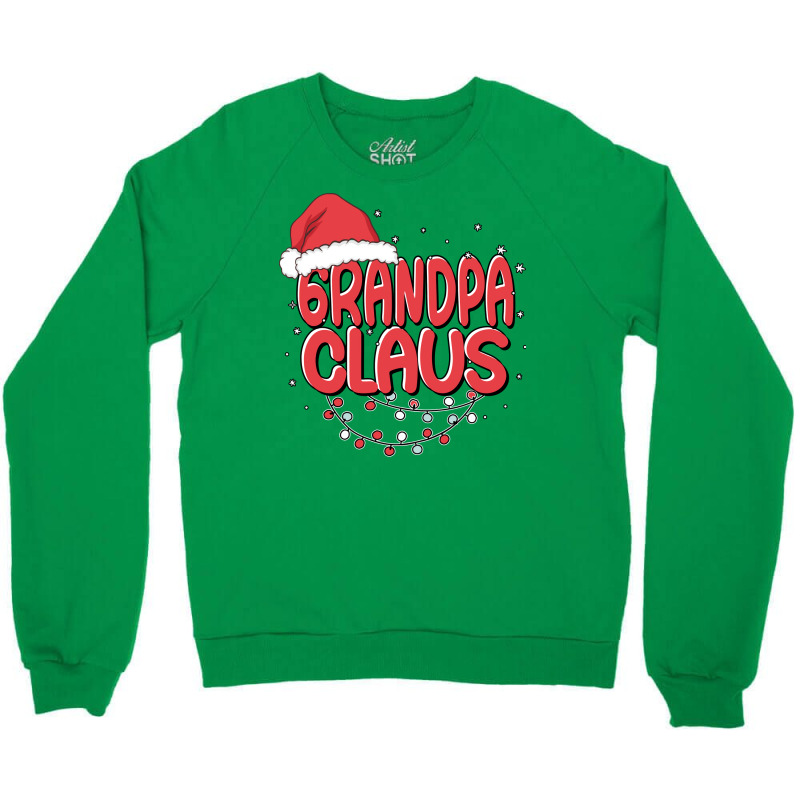 Grandpa Claus Santa Funny Christmas Pajama Matchin Crewneck Sweatshirt | Artistshot