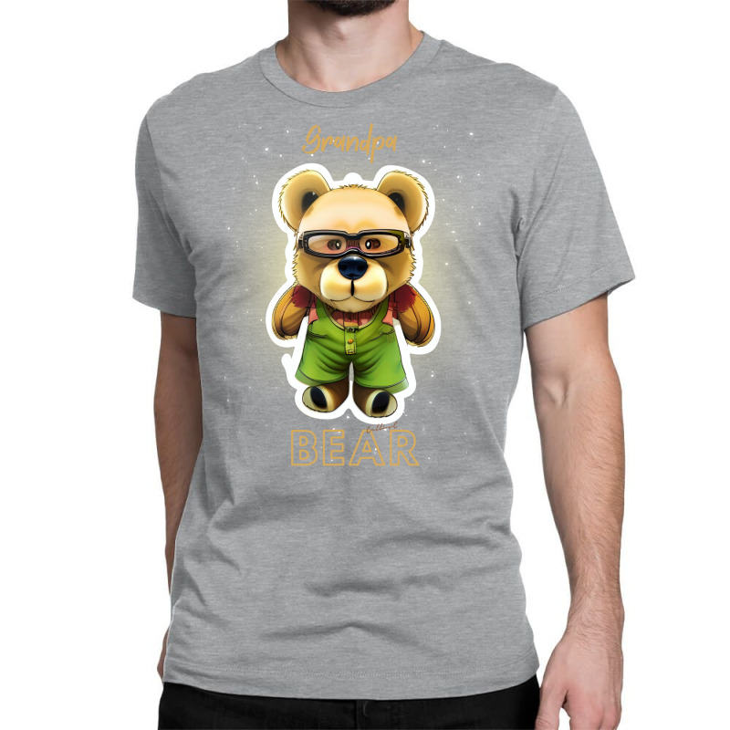 Cute Grandpa Teddy Bear 70s Classic T-shirt by thanetsadib | Artistshot