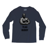 Ronnie Coleman Yeah Buddy Gym Meme Red Long Sleeve Shirts | Artistshot