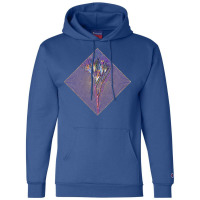 Witsenia Maura Floral Rainbow Mosaic On Veri Peri Champion Hoodie | Artistshot