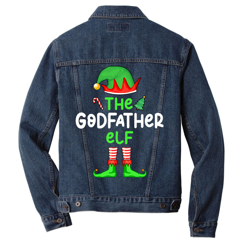 Im The Godfather Elf Christmas Family Matching Paj Men Denim Jacket | Artistshot