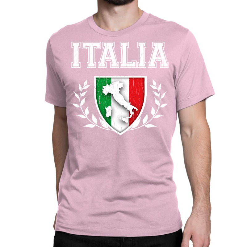 Italia Italy Vintage Distressed Look Classic T-shirt by takkogladovq | Artistshot