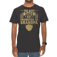 Promoted To New Grandpa Yellow Vintage T-shirt | Artistshot