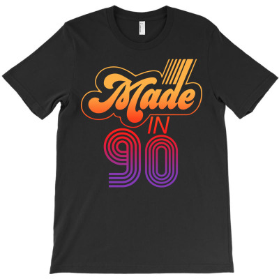 Made In 1990 Retro T-shirt Designed By Badaudesign