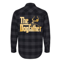 The Dogfather Gold Hipster Flannel Shirt | Artistshot